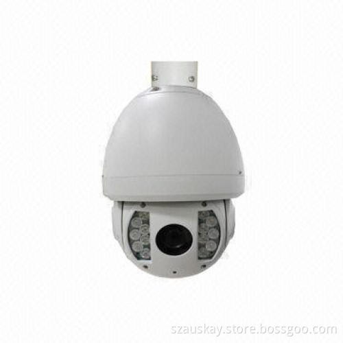 Popular IP speed dome camera, IR 50 distance, 1/3 inch- CCD, waterproof and weather-resistant